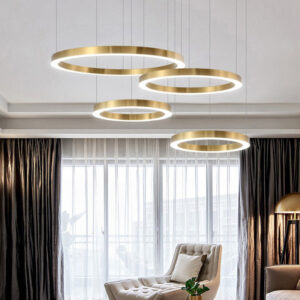 DALI Luminaires Dimmable LED Ring Chandelier