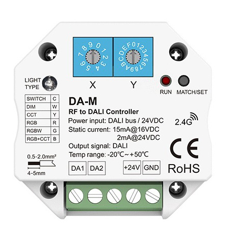 6 in 1 RF to DALI Converter