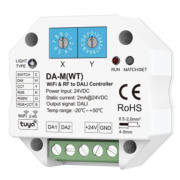 6 in 1 RF to DALI Converter