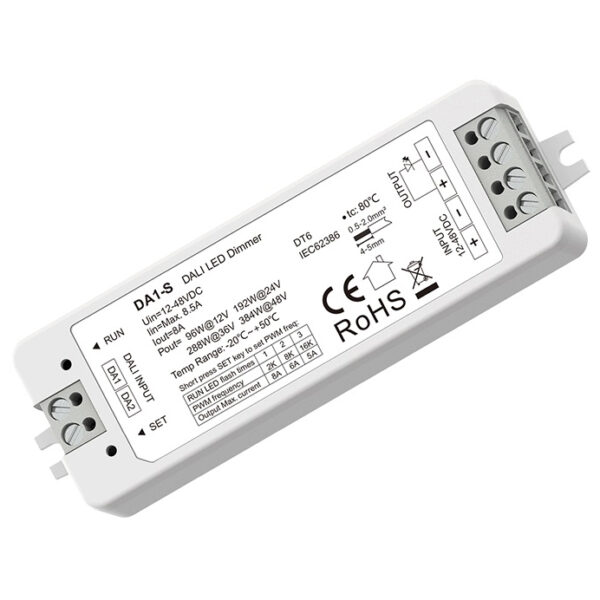 1 Channel 8.5A DT6 Constant Voltage DALI LED Dimmer