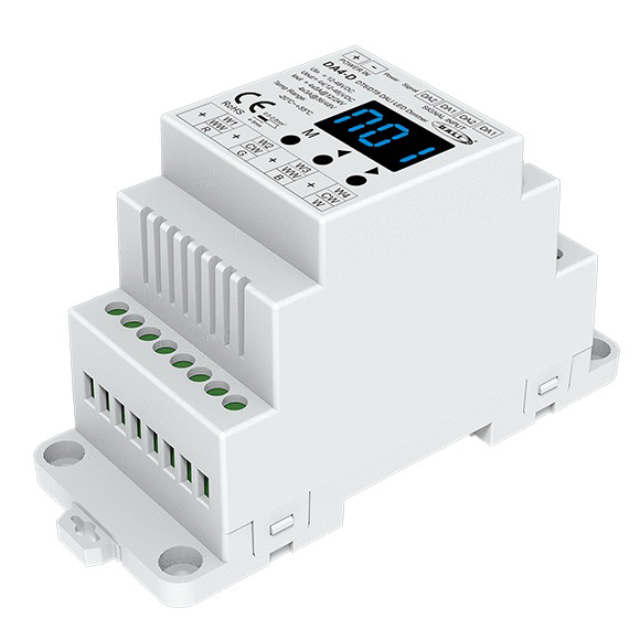 Din Rail 4 Channel 5A DT6 DT8 CV DALI LED Dimmer