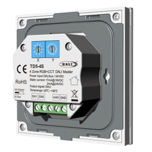 4 Zones Wall Mounted RGG+CCT DALI Control Touch Panel